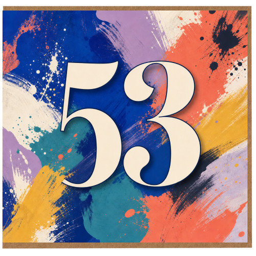 53rd Birthday Card