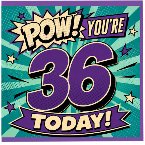 36th Birthday Card