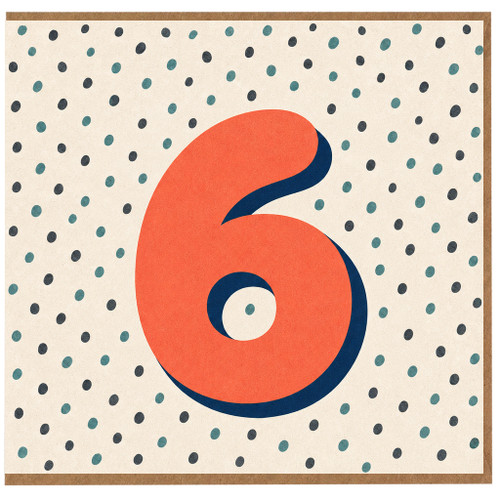 na 6th Birthday Card