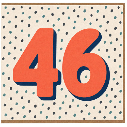 46th Birthday Card