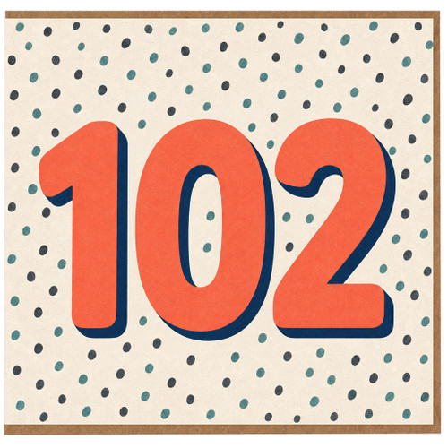102nd Birthday Card