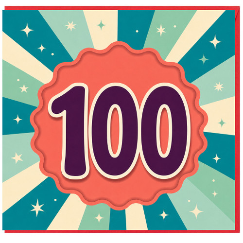 100th Birthday Card