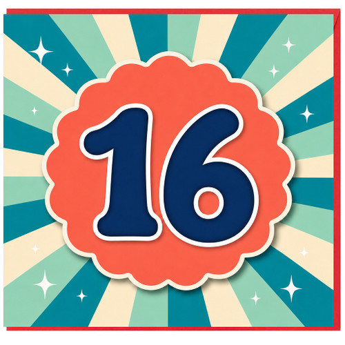 16th Birthday Card