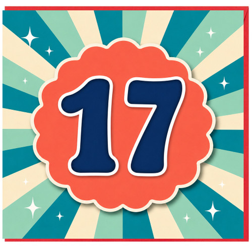 17th Birthday Card