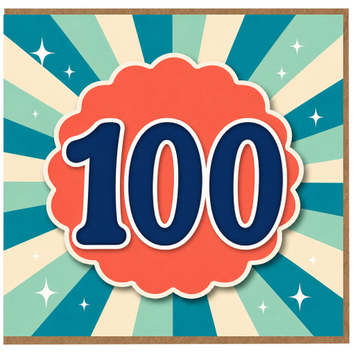 100th Birthday Card