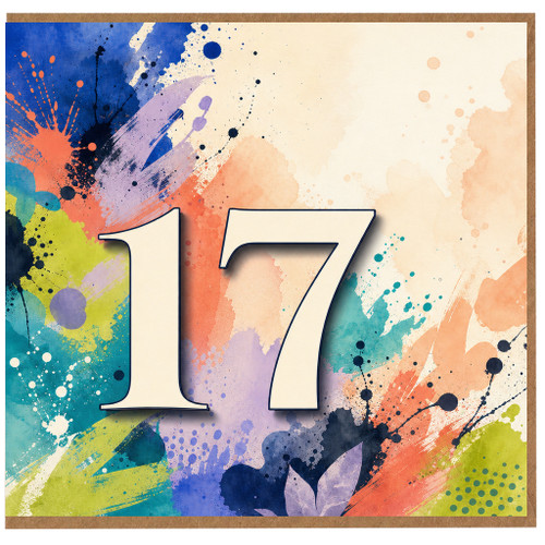 17th Birthday Card