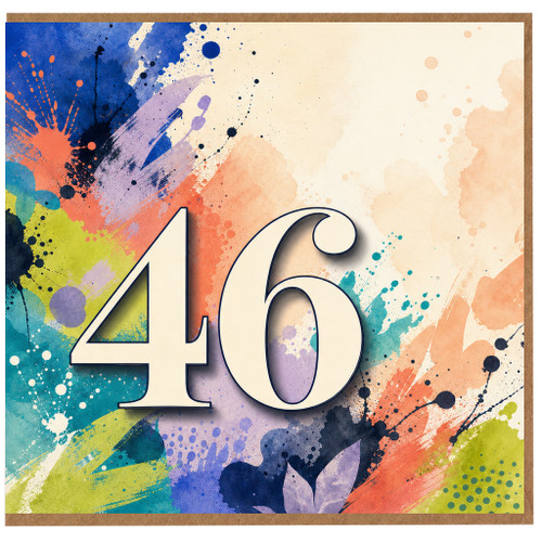 46th Birthday Card