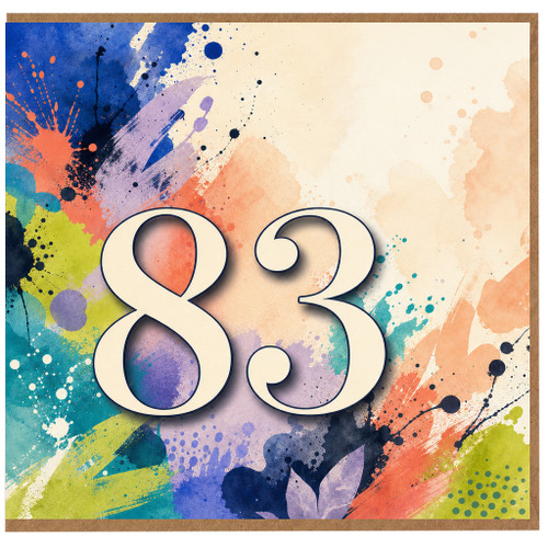 83rd Birthday Card