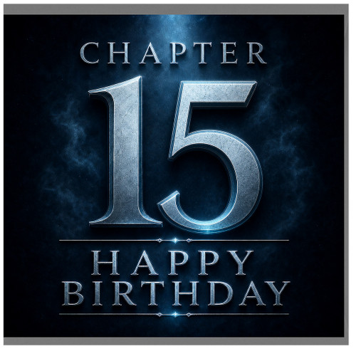 15th Birthday Card, Chapter 15 Happy Birthday Card