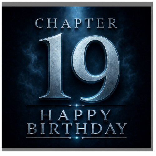 19th Birthday Card, Chapter 19 Happy Birthday Card