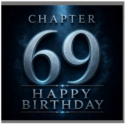 69th Birthday Card, Chapter 69 Happy Birthday Card