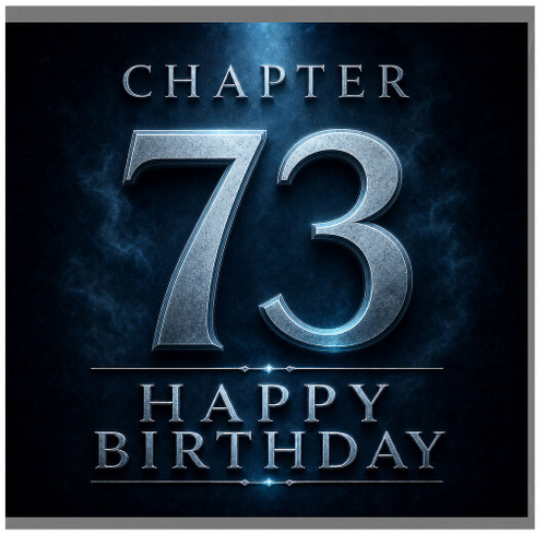 73rd Birthday Card, Chapter 73 Happy Birthday Card