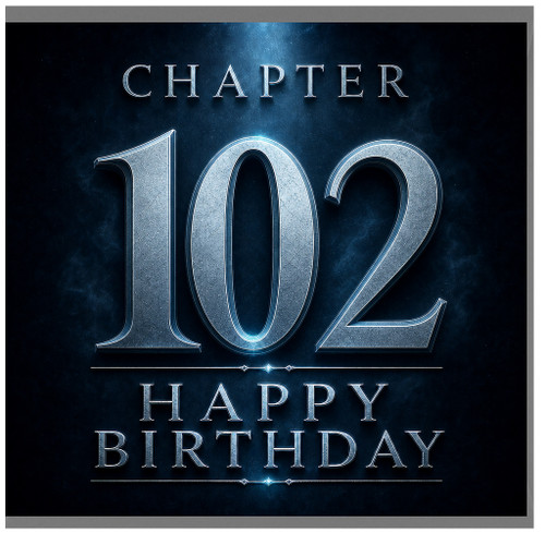 102nd Birthday Card, Chapter 102 Happy Birthday Greeting Card