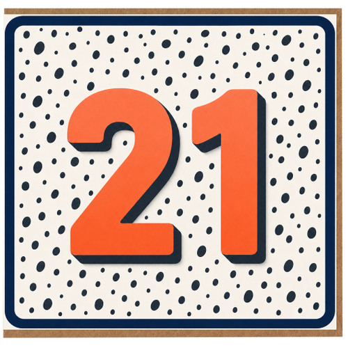 21st Birthday Card