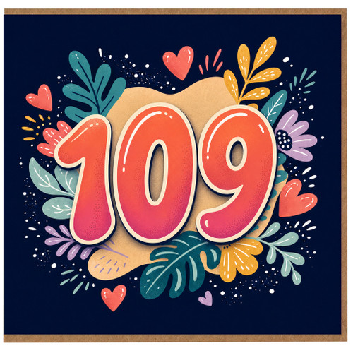 109th Birthday Card