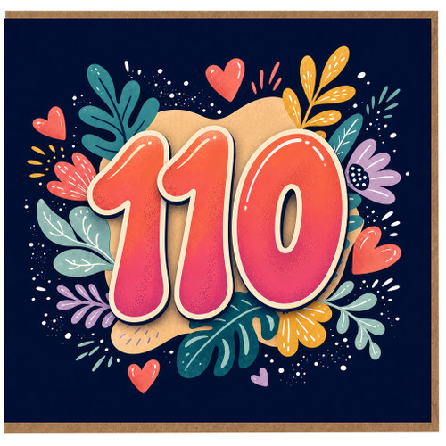 110th Birthday Card