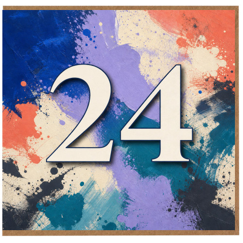 24th Birthday Card