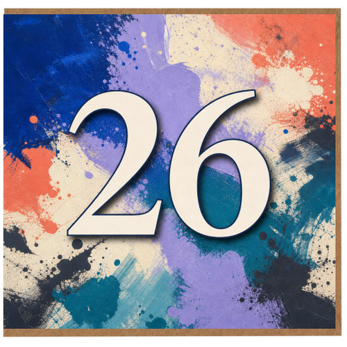 26th Birthday Card