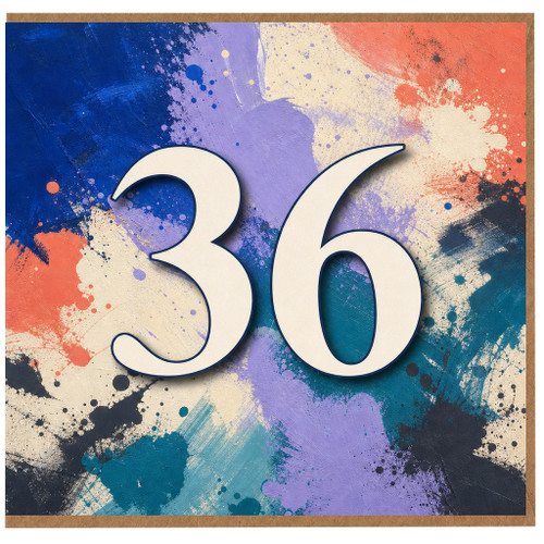 36th Birthday Card