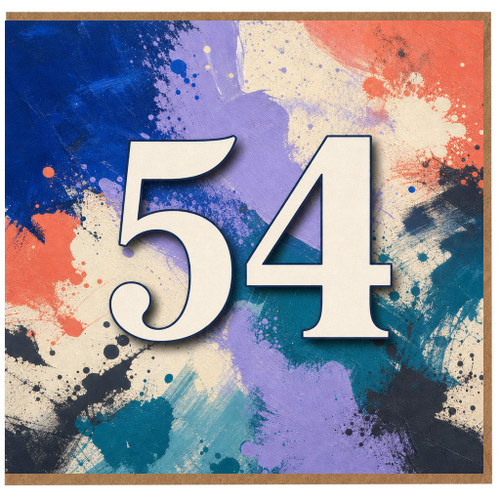 54th Birthday Card