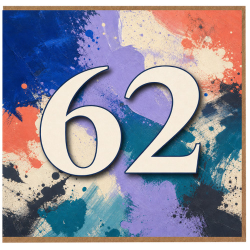 62nd Birthday Card
