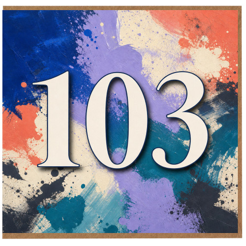 103rd Birthday Card