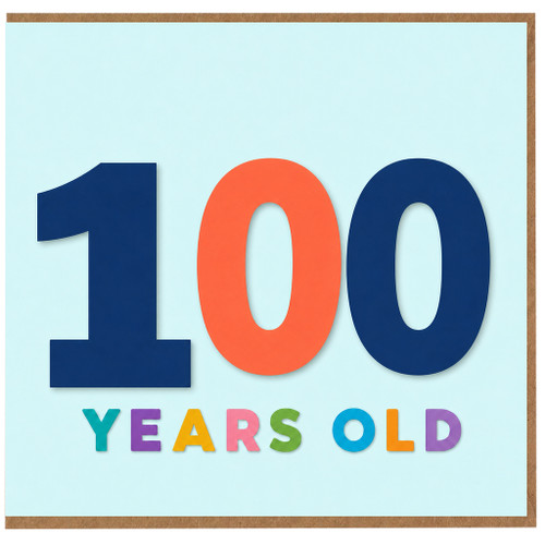 100th Birthday Card