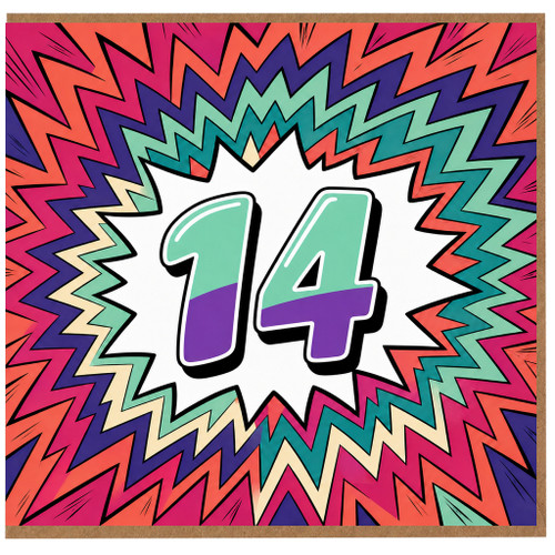 14th Birthday Card