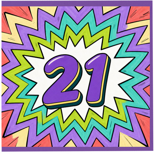 21st Birthday Card