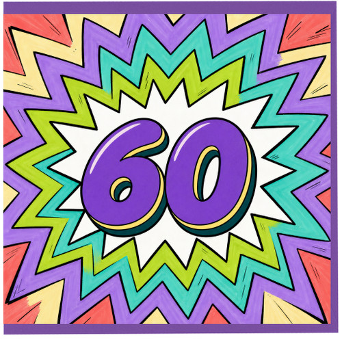 60th Birthday Card