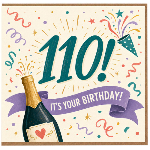 110th Birthday Card