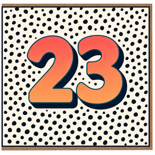 23rd Birthday Card