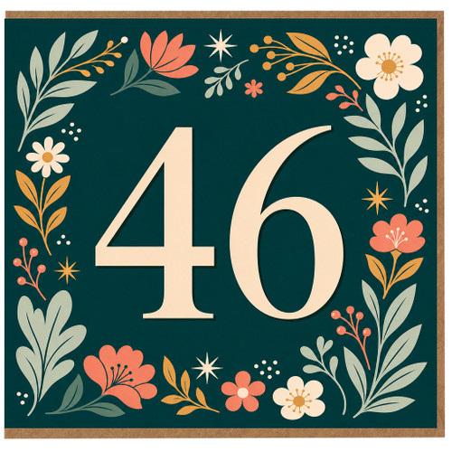 46th Birthday Card