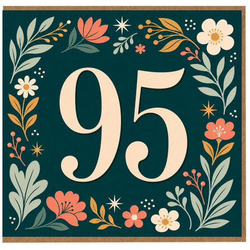 95th Birthday Card
