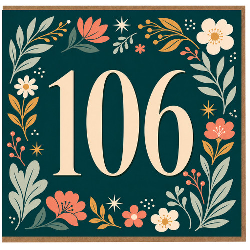 106th Birthday Card