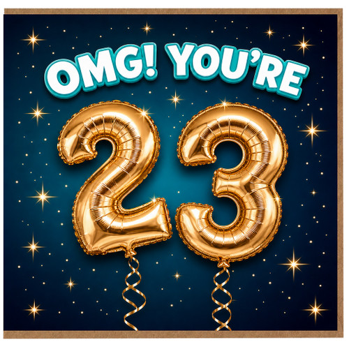 23rd Birthday Card