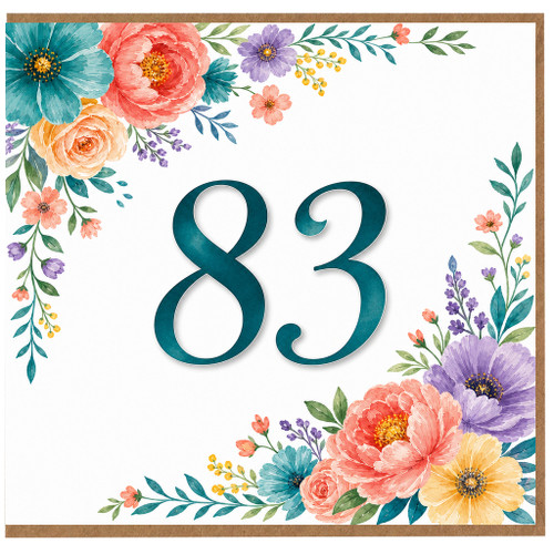 83rd Birthday Card