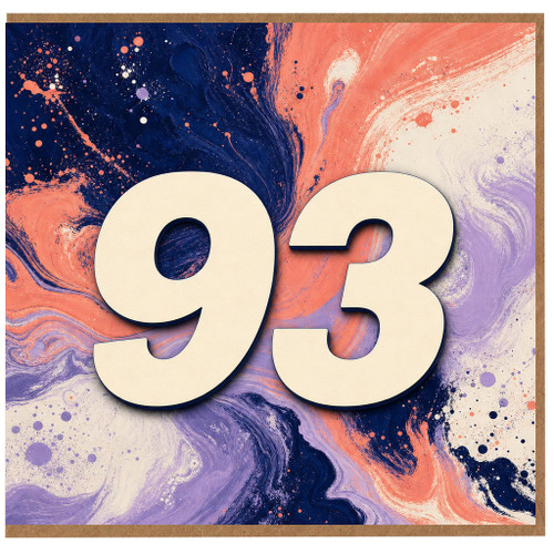 93rd Birthday Card