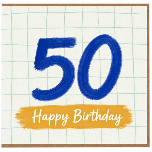 50th Birthday Card