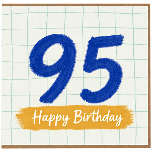 95th Birthday Card, Happy 95th Birthday Card