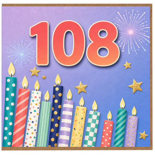 108th Birthday Card