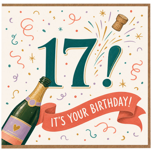 17th Birthday Card