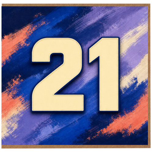 21st Birthday Card