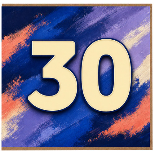 30th Birthday Card