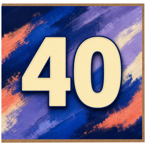 40th Birthday Card