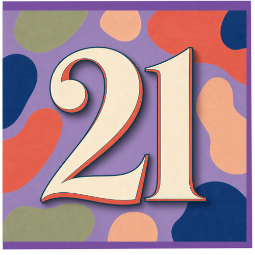 21st Birthday Card