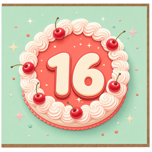 16th Birthday Card