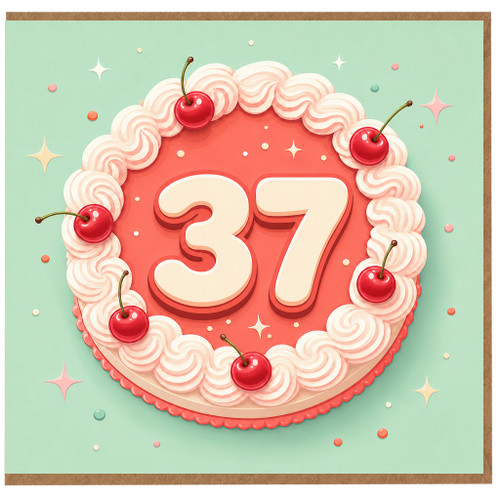 37th Birthday Card