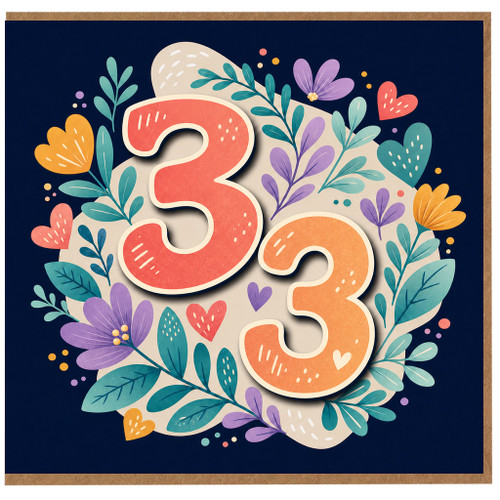 23rd Birthday Card