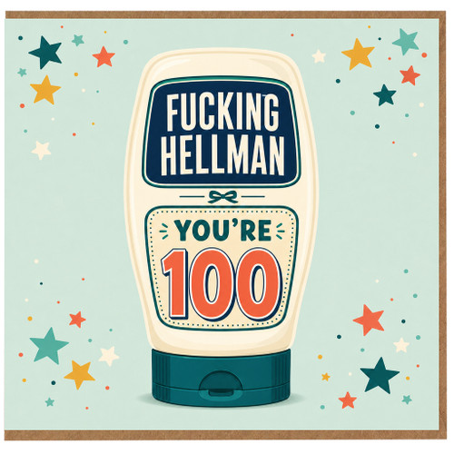100th Birthday Card, Funny You’re 100 Retro Humour Card